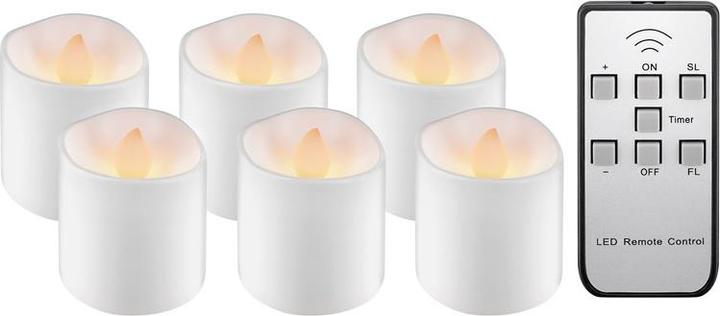 Actual product image Goobay Set of 6 LED Tea Lights (6 x)