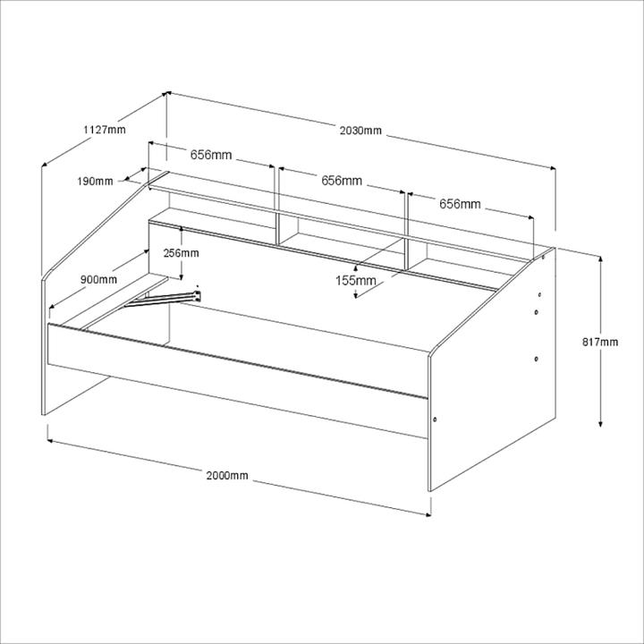 Image du produit Parisot Mustin (90 x 200 cm)