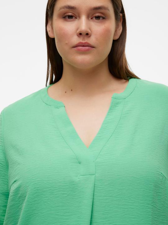 Produktbild Vero Moda Normal geschnitten V-Ausschnitt Curve Umgeschlagene Ärmelbündchen Top Top (46)