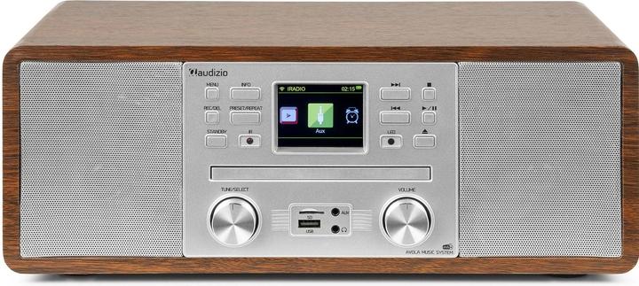 Produktbild Audizio DAB+ Radio Avola Silber, Radio Tuner: FM, DAB+ (DAB+, FM, Bluetooth, WLAN)