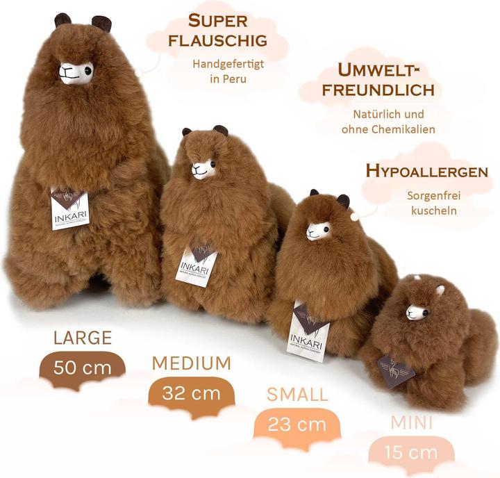 Immagine prodotto Inkari Alpaca Peluche Grande (50 cm) (50 cm)
