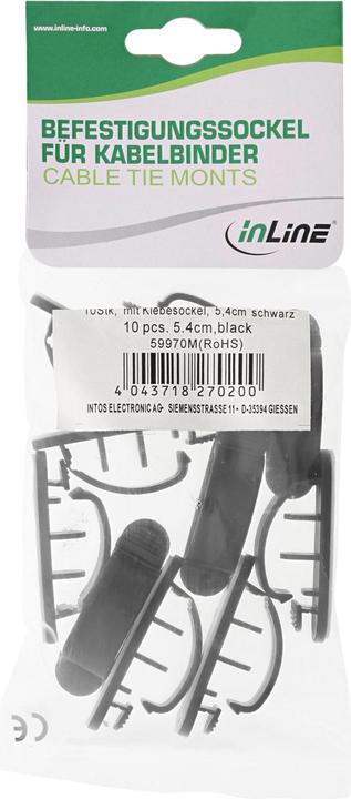 Image du produit InLine Pince pour guide-câbles (28 mm, 10 pcs)