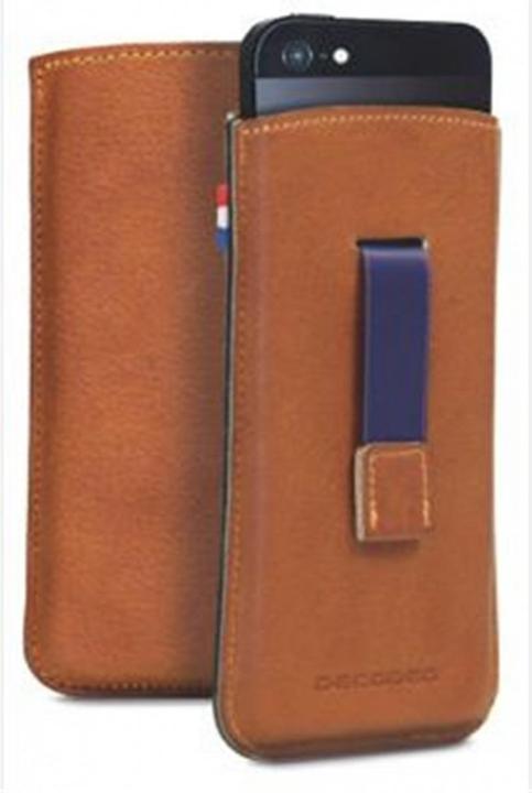 Produktbild Decoded Pouch für iPhone 5/5C/5S/SE Braun (Apple iPhone 5c, Apple iPhone SE, Apple iPhone 5s, Apple iPhone 5)