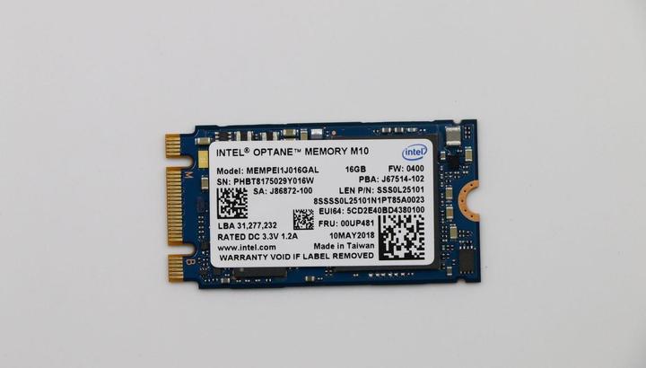 Produktbild Lenovo SSD M.2 2242 PCIe NVMe 16GB (16 GB)
