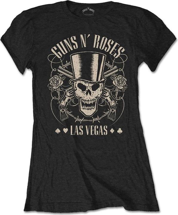 Produktbild Universal Textiles Top Hat Skull & Pistols Las Vegas TShirt (L)