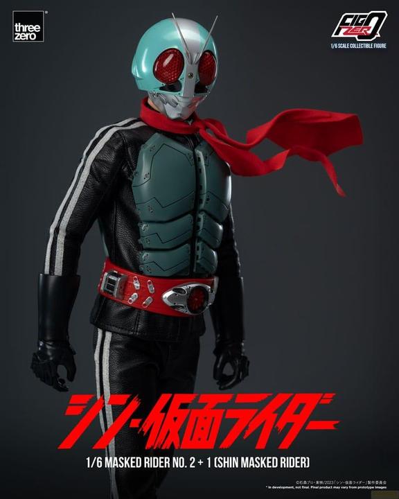 Produktbild ThreeZero Kamen Rider FigZero Actionfigur 1/6 Masked Rider No.2+1 (Shin Masked Rider) 32 cm