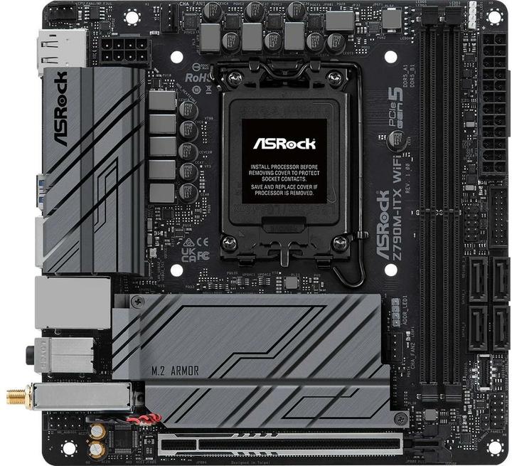AsRock Z790M-ITX WiFi (LGA 1700, Intel Z790, Mini-ITX)