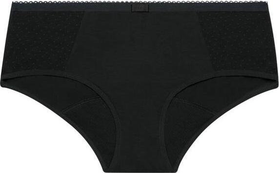 Produktbild DIM Boxer Lace Stark schwarz mit Meshdetail (S)