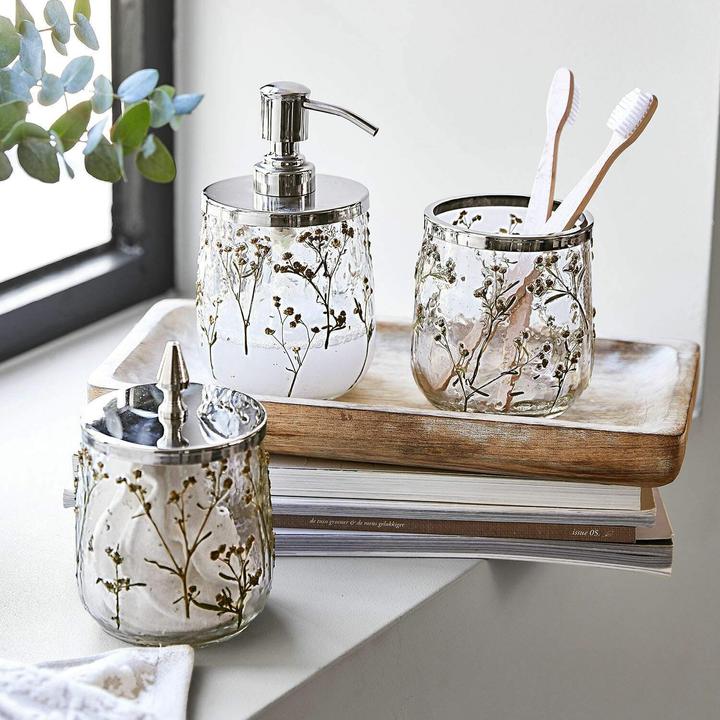 Actual product image Loberon Bathroom set Elorisse clear/yellow