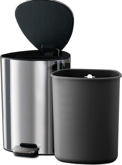 Actual product image Joseph Joseph EasyStore 5 litre bathroom bucket with pedal stainless steel (5 l)