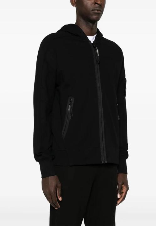 Produktbild C.P. Company Diagonal Raised Fleece Full Zip Hooded Sweatshirts (M)
