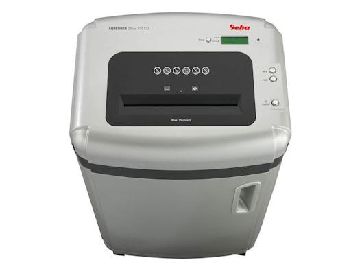Image du produit Geha Destructeur de documents Office X15 CD, coupe croisée (Coupe droite)