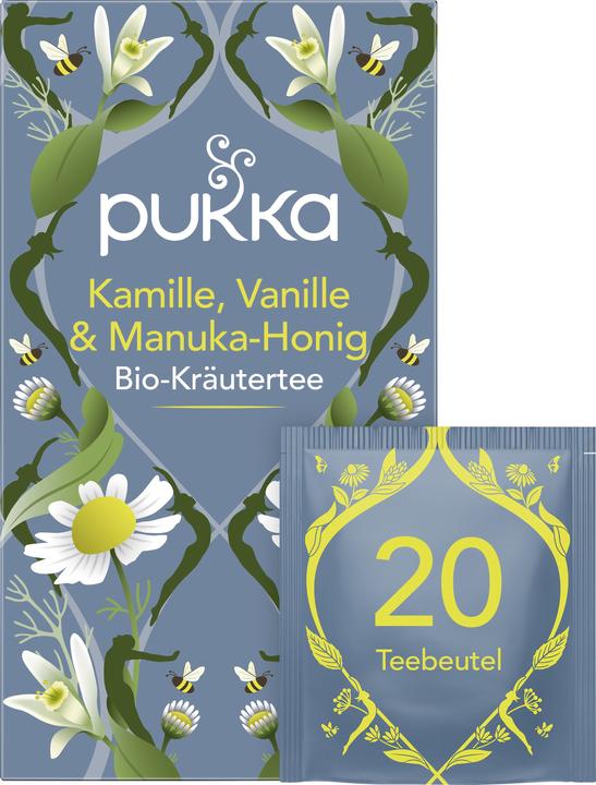 Actual product image Pukka Chamomile, Vanilla & Manuka Honey (32 g)