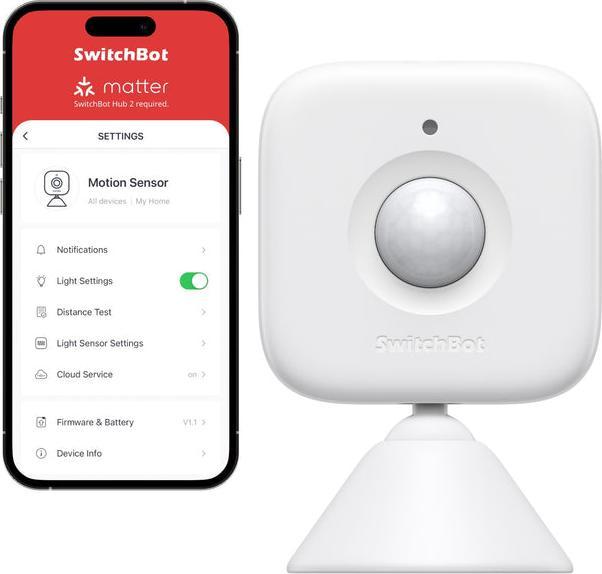 Produktbild SwitchBot Smart Motion Sensor Bewegungssensor mit Alarm