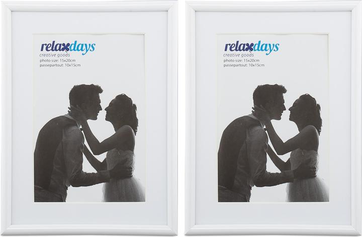 Produktbild Relaxdays 2x Bilderrahmen (15 x 20 cm)