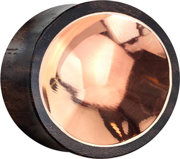 Produktbild Star Piercing Flared Plug aus Sonoholz mit Kupferzinn (ohne Messing, Organisch)