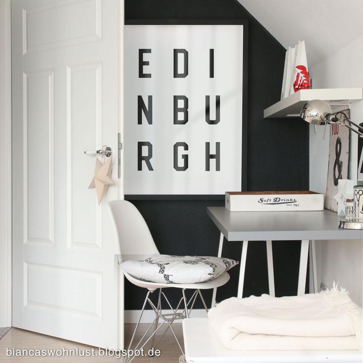 Actual product image Trenddeko Typography Edinburgh (24 x 30 cm)