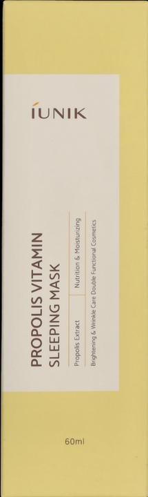 Image du produit iUNIK Masque de sommeil vitaminé à la propolis (60 ml)