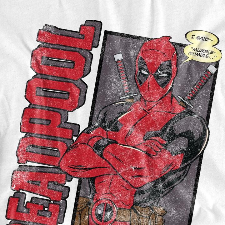 Actual product image Deadpool Mens I Said Mumble T-Shirt (S)