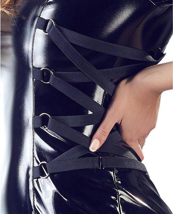 Actual product image Black Level Vinyl Dress Long Sleeve (XL)