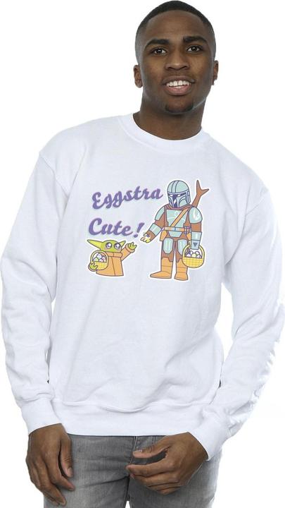 Immagine prodotto Star Wars The Mandalorian Eggstra Cute Grogu Felpa Uomo (XL)