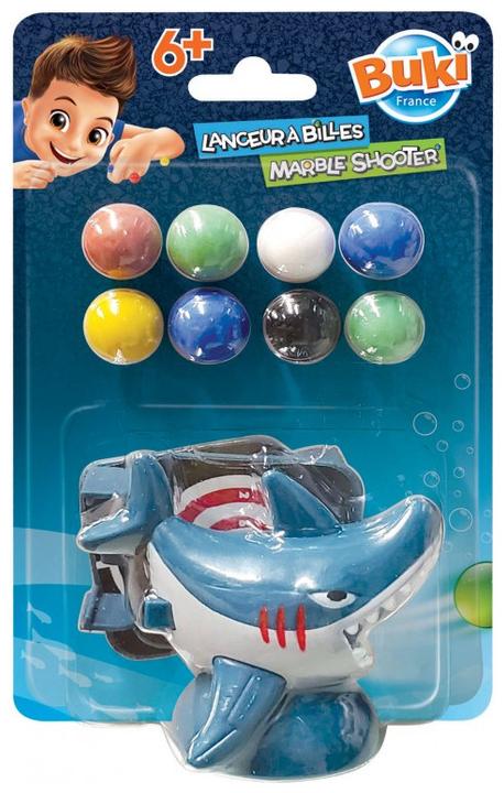 Produktbild Buki France PM857 Targets/Bullets 8pc Set with Shark Launcher and Targets, Weighted for 6+ Years