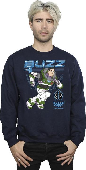 Actual product image Disney Mens Lightyear Buzz Run To Action Sweatshirt (L)