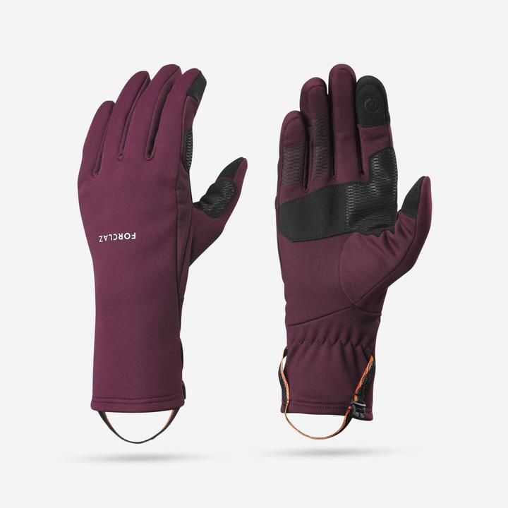 Simond Guanti per adulti touchscreen elasticizzati per escursioni in montagna - MT500 bordeaux (XXL)