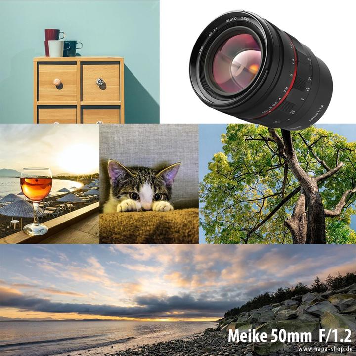 Actual product image Meike 50mm 1.2 L mount (Leica L, APS-C / DX)