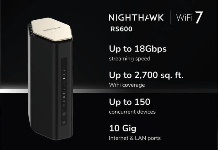 Image du produit Netgear Nighthawk RS600 WiFi 7