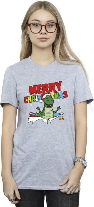 Immagine prodotto Disney Toy Story Rex Christmas Burst Maglietta Ampia Donna (M)