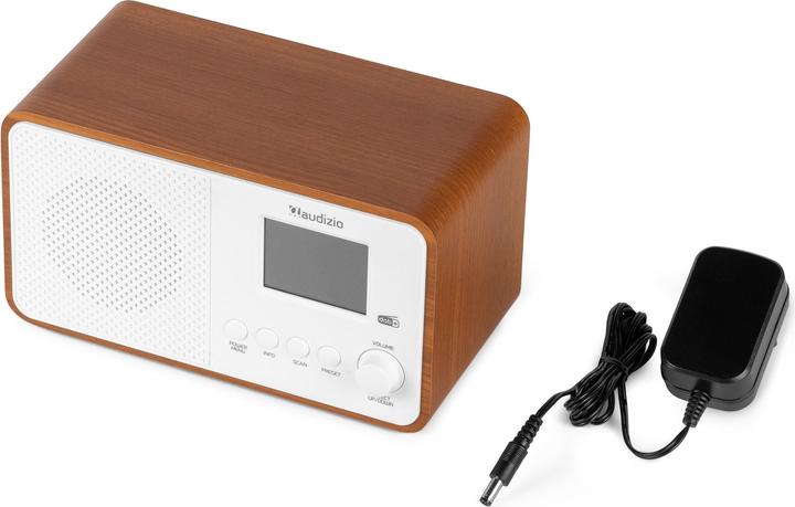 Produktbild Audizio DAB+ Radio Avio Weiss, Radio Tuner: FM, DAB+ (FM, DAB+, Bluetooth)