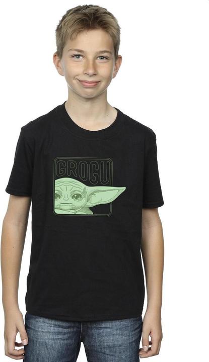 Immagine prodotto Star Wars The Mandalorian Grogu Box Maglietta Ragazzi (140, 146)