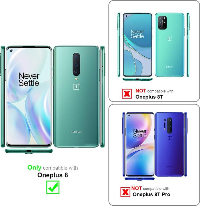 Actual product image Cadorabo display protection glass (1 Piece, Oneplus 8)