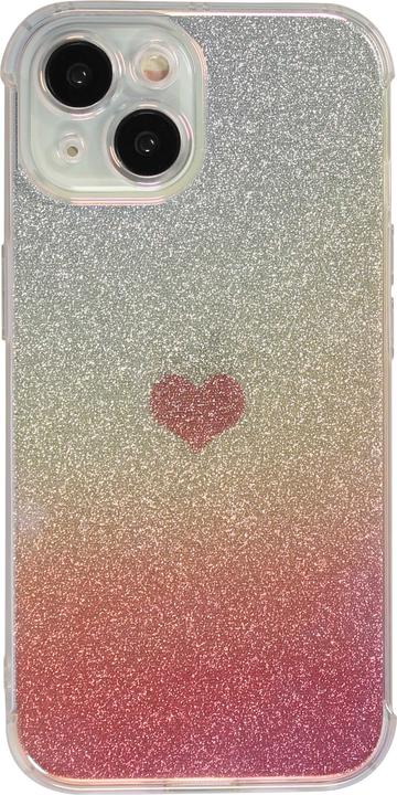 Produktbild PhoneLook Hülle Silikon Bumper glitzer blur mit Herz (Apple iPhone 15)