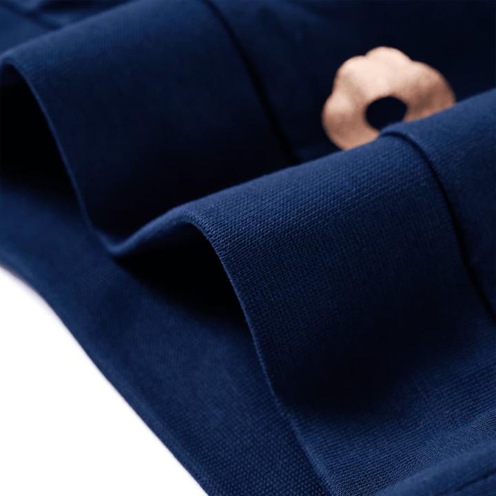 Actual product image VidaXL Children's sweatshirt navy blue 140,Material: 95 % cotton. 5 (140)