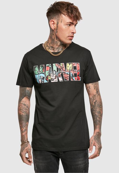 Produktbild Mister Tee Marvel Logo Character Tee (L)
