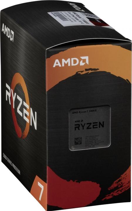 Image du produit AMD Ryzen 7 5800X (AM4, 3.80 GHz, 8 -Core)