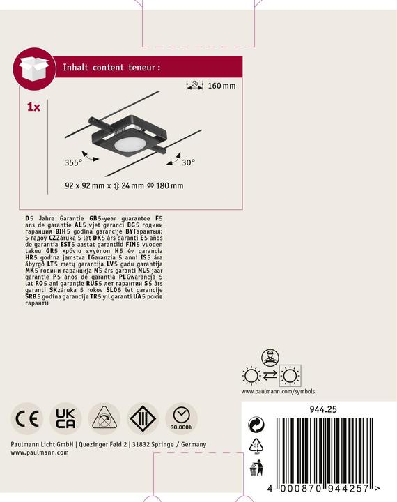Produktbild Paulmann Wire System MacLED (450 lm)