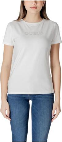Guess Damen T-Shirt Briana T-Shirt Ecru