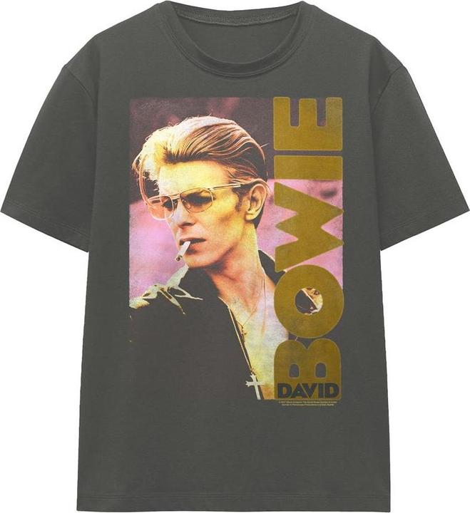 Immagine prodotto David Bowie Smokin Maglietta Adulto Unisex (XL)