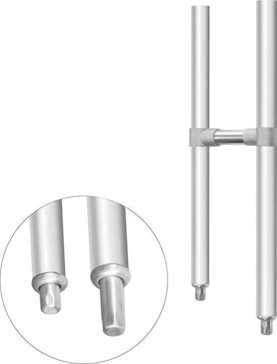 Immagine prodotto Royal Catering Lavello in acciaio inox industriale - 3 vasche – 100 x 50 x 97 cm (Lavandino montato in alto, 25 cm, 100 cm)