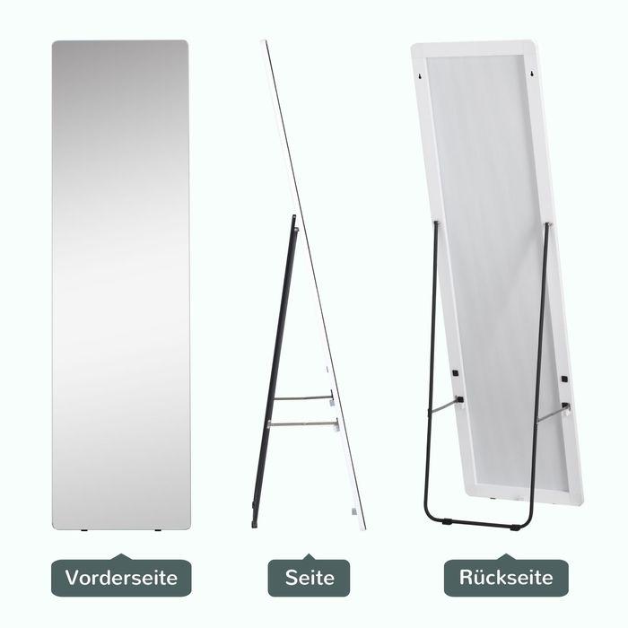 Actual product image Swisshandel24 Standing mirror, full-length mirror with stand, 45 x 160 cm Wall mirror, wardrobe mirror, dressing