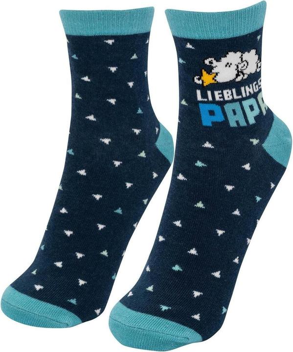 Sheepworld Zaubersocken Motiv "Lieblingspapa" (Einzelpack, 40 - 46)
