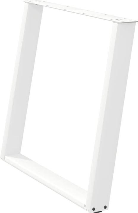 Immagine prodotto VidaXL Gambe del tavolo da pranzo a U 2 pz. Acciaio bianco 100x(72-73) cm