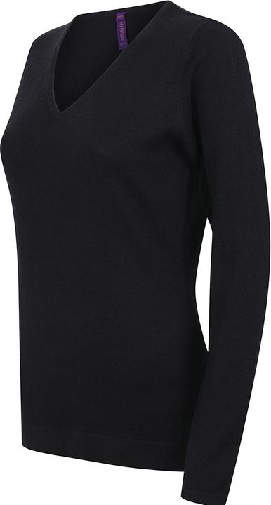 Actual product image Henbury Fine knit jumper with V-neck (XS)