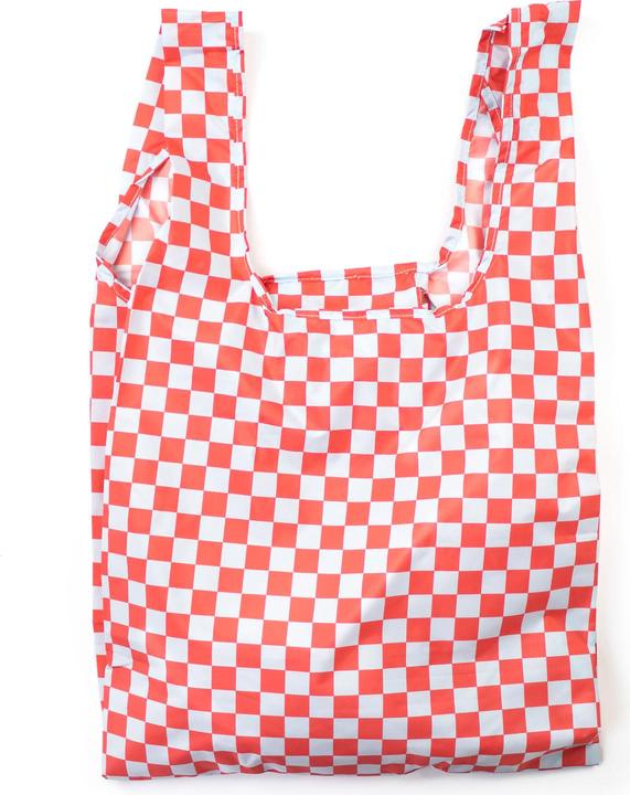 Kind Bag Medium Bag Checkerboard red + Blue