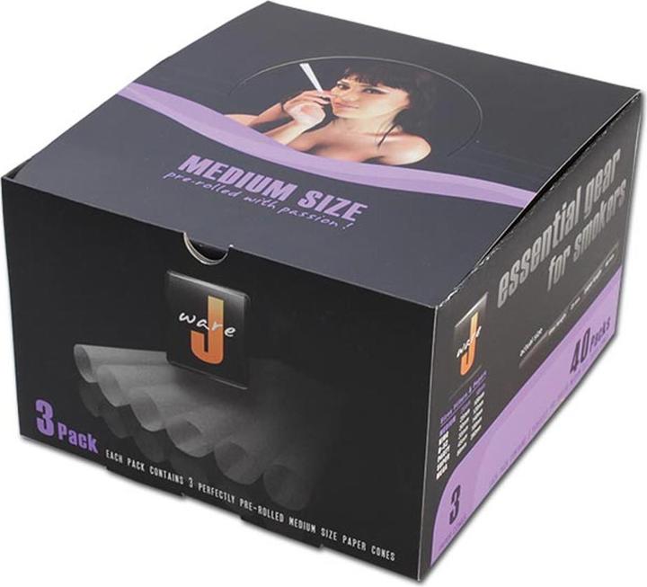 Immagine prodotto J Ware JWare Reefer Cones Medium Box 40 x 3pcs
