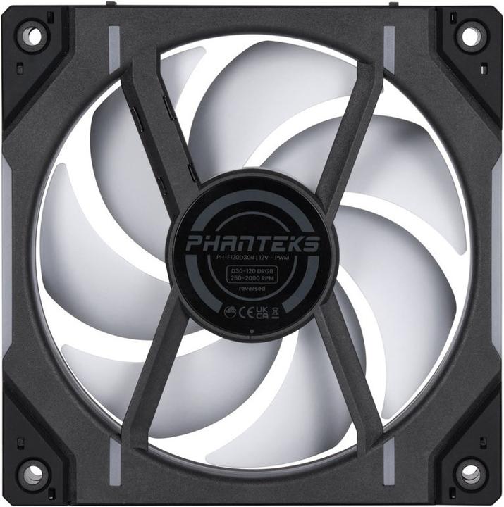 Actual product image Phanteks D30 PWM Reverse Airflow (120 mm, 1 x)