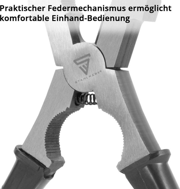 Produktbild Stahlwerk MIG MAG Schweisszange 8" 203 mm Düsenzange Schweisserzange Spezialzange